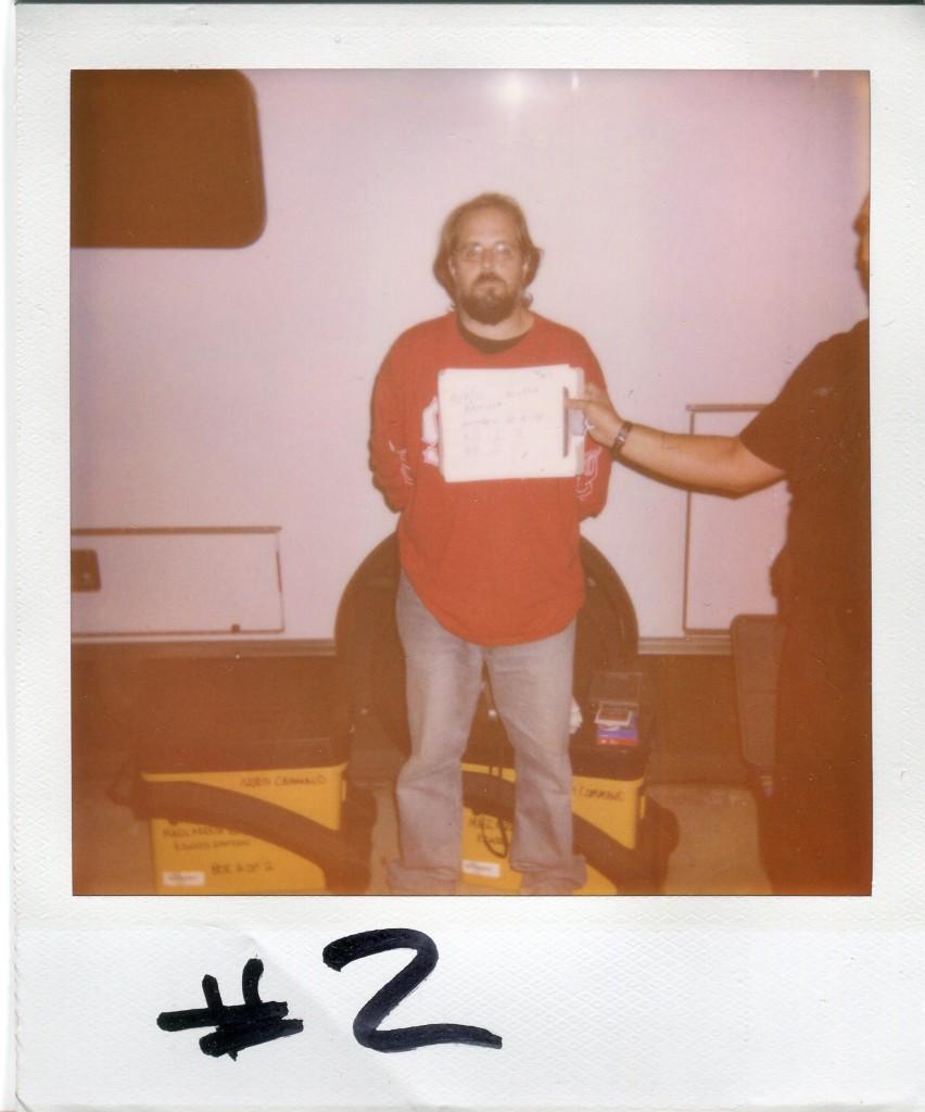 Arts and culture editor Andrew Scott Ramsey stands for a mug shot at Occupy Sacramento on Sunday, Oct. 9, 2011.