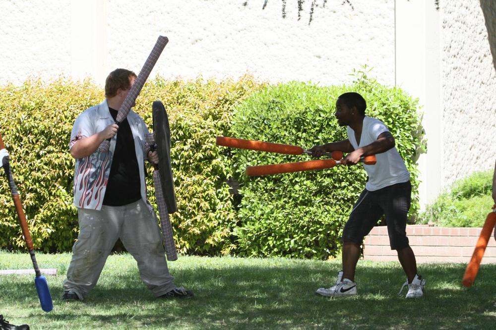 Live action role play fights its way on campus
