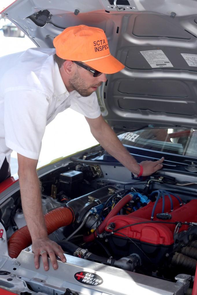 A vintage car enthusiast, Rob Zomber volunteers as a safety tech inspector in his free time. (Photo by Ashley King)