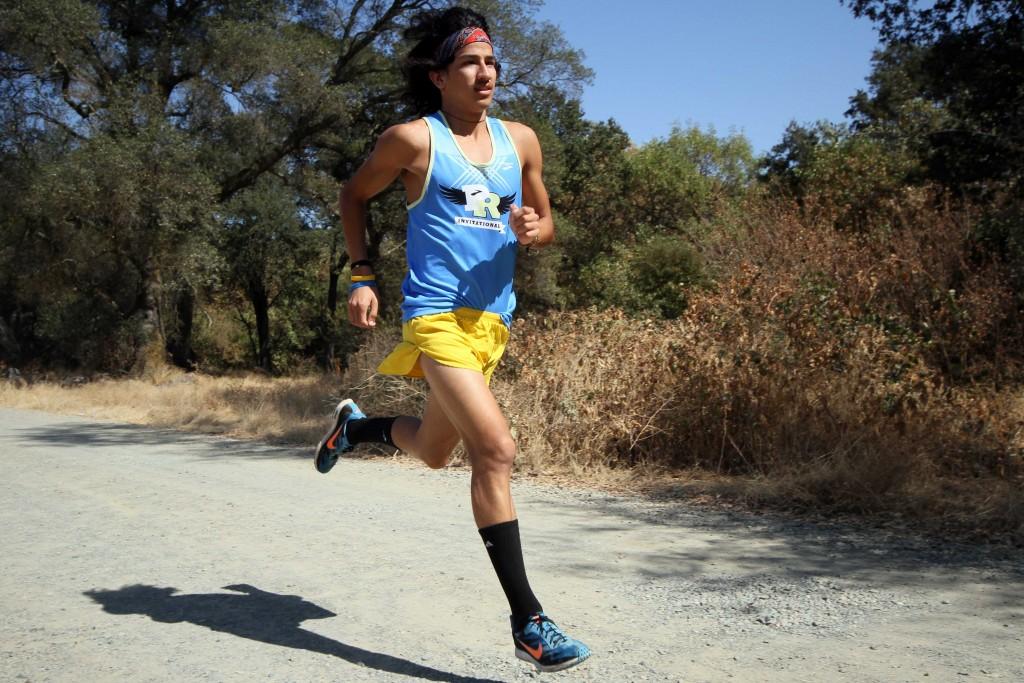 American River Colleges cross-country runner Luis Luna. (Photo by Bryce Fraser)