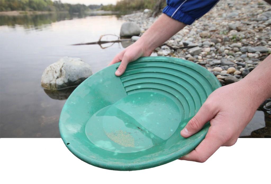 Panning for the precious metal found in Sacramento rivers increases in popularity. (Photo Illustration by Bryce Fraser)