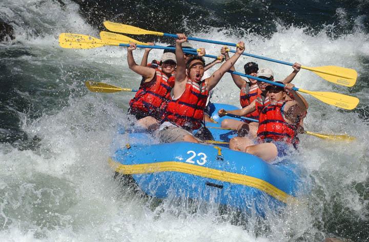 White water rafting down the American River is just one of the things students can do during their Spring Break. American River Rentals starts out at $60 for a four-person raft.