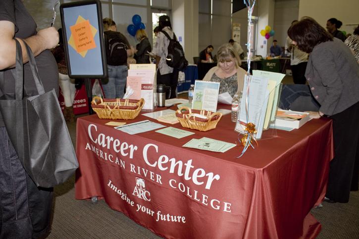 ARC prepares to host is semiannual Career Fair in the Student Center on Oct. 5, 2017. (File photo)