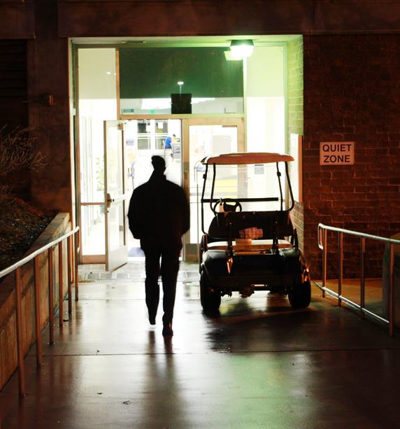 At approximately 6 p.m. on Monday night, a student who is confined to a wheelchair had their iPad stolen by a man near the basement floor of the American River College library. (Photo by Emily K. Rabasto)