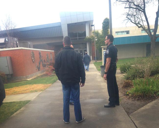 - Campus police interview faculty regarding the disturbance on Thursday near the Learning Resource Center at 12:53p.m.