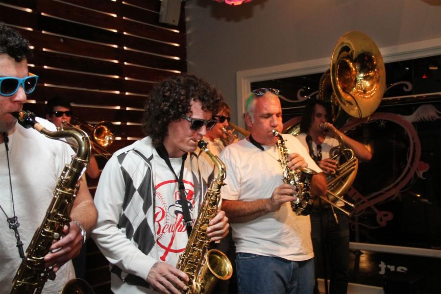 The City of Trees Brass Band performed both original pieces and popilar compositions, such as Daft Punks Get Lucky. Members played several solos during different songs. (Photo by Adnan Ramic)