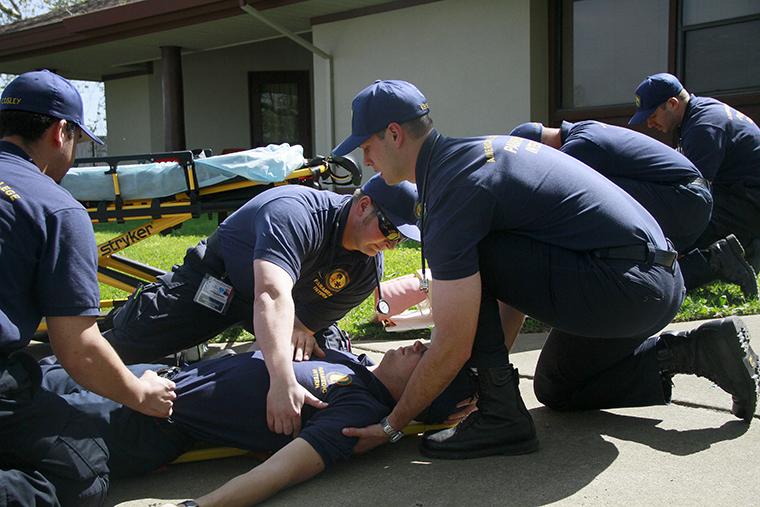 Paramedic students endure rigorous training at ARC