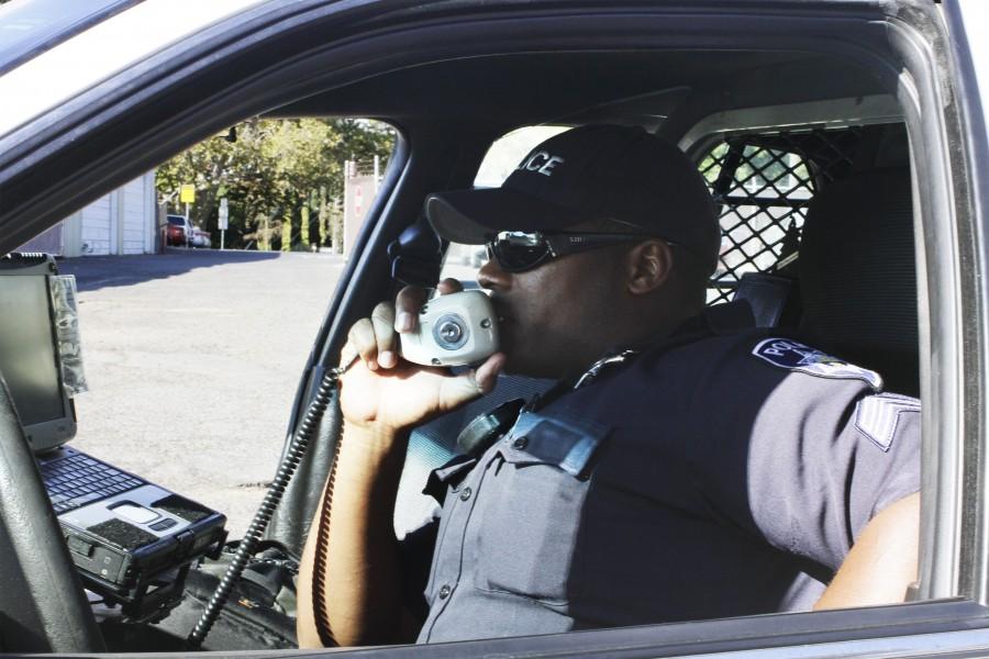 Former officer Noah Winchester on a ride-along in November of 2014. Former LRPD officer Noah Winchester on a ride-along in November of 2014. Winchester currently awaits trial for five counts of rape and remains in custody on $3.1 million bail, according to prosecutors. (File photo)