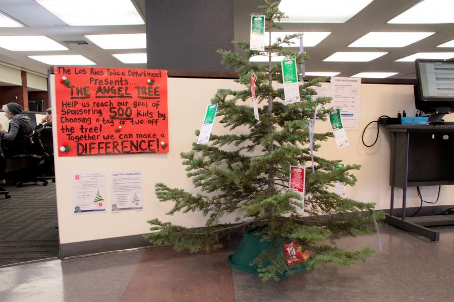 “We have placed a tree up with these tags on so that our students, and staff can choose a tag and help a child this holiday season,” said Los Rios Police Officer Ben Ernest.