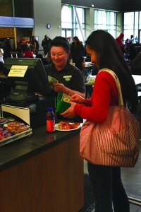 American River College currently offers food to students at a base rate, with offerings including burgers, salads, and sandwiches from Subway.