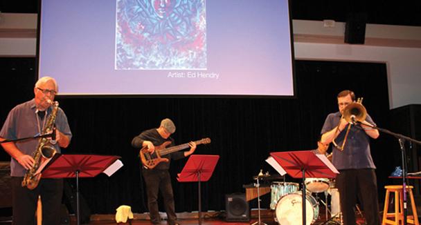 American River College holds a jazz recital put together by music professor, Dyne Eifersten, and included jazz recitals and showcased art made by faculty and students.