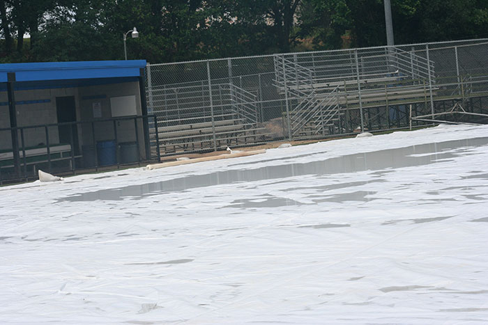 Baseball, softball rained out today, rescheduled for later this week