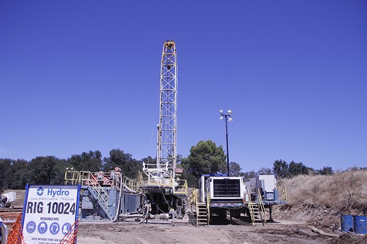 Hydro Resources, a water-drilling company out of Reno, Nevada, began drilling early this semester as ARC moves to replace one of its two existing wells. The well being replaced includes amounts of sand, which clogs filters and creates a need for water equipment repairs,” said ARC public information officer Scott Crow. (Photo by Kameron Schmid)