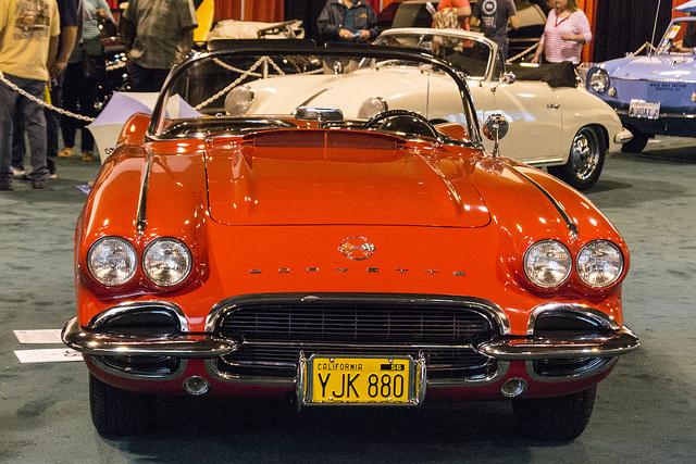 Sacramento International Auto Show displays a vintage Corvette Roadster during the show Oct.16-18 at Cal Expo. (Photo by Joe Padilla)