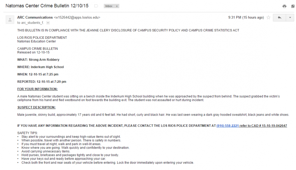 A+news+release+from+the+ARC+communications+office+reports+that+a+student+at+the+American+River+College+Natomas+Center+was+robbed+while+at+adjacent+Inderkum+High+School.%0A%28Screenshot+from+the+ARC+communications+office%29+
