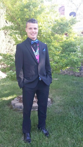 Hector Zavala attending his Senior Prom. Zavala was remembered by those closest to him as someone who always wanted to have a good time. (Photo courtesy of Heather Watson)