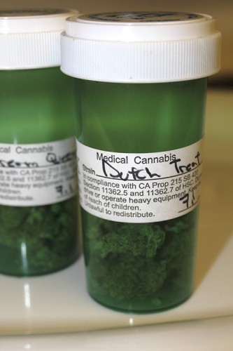 Nick House's prescription, Dutch Treat, is a type of medical marijuana that can be bought at Cloud 9. Cloud 9 is a cannabis dispensary that operates in Sacramento. (Photo by Robert Hansen)