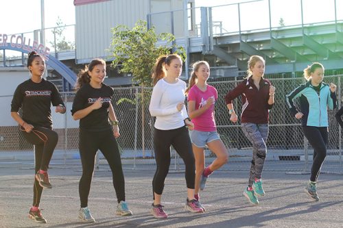 American River College's women's cross country team will be looking to win their 3rd consecutive Big 8 title this season. (Photo by Cheyenne Drury)