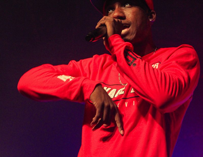 Rapper Hopsin performs at Ace of Spades in Sacramento, California on Oct. 8 as part of his “SavageVille” tour (Photo by Luis Gael Jimenez)