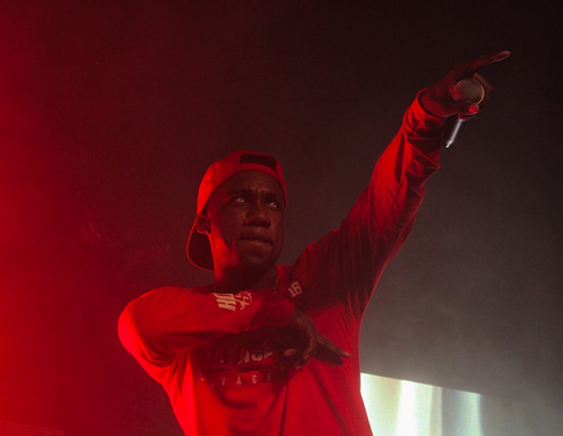 Rapper Hopsin during a performance in Sacramento, California on Oct. 8 as part of his “SavageVille” tour on Oct. 8 (Photo by Luis Gael Jimenez)