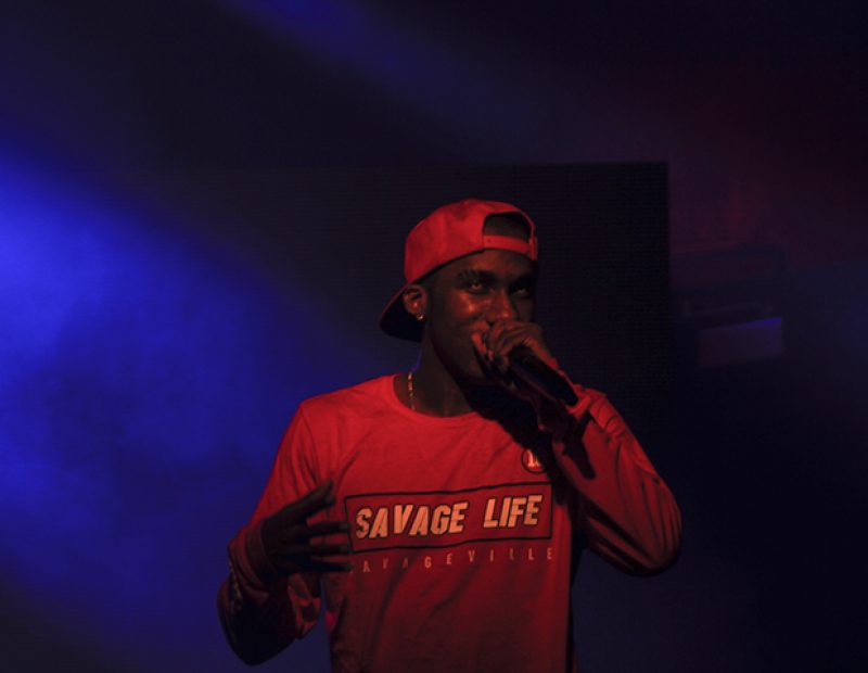 Hopsin performs at the Ace of Spades in Sacramento, California as part of the “SavageVille” tour on Oct. 8 (Photo by Luis Gael Jimenez)