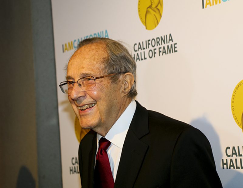 William J. Perry served as  the secretary of defense under President Bill Clinton in the 1990s. He was inducted into the California Hall of Fame on the night of Nov. 30, 2016. (Photo by Luis Gael Jimenez)