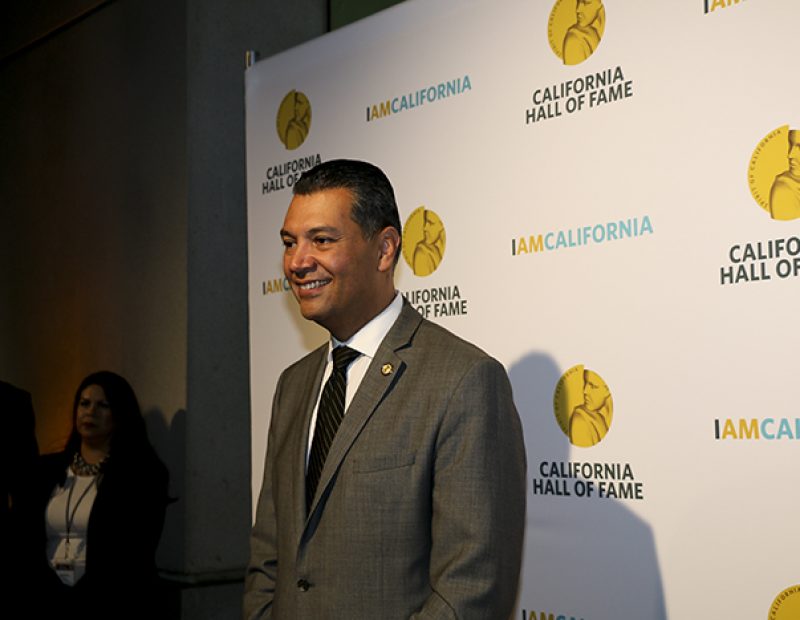 Alex Padillla has served as the Secretary of State of California since 2014. Although he was not inducted into the California Hall of Fame, he was in attendance during the ceremony on the night of Nov. 30, 2016. (Photo by Luis Gael Jimenez)