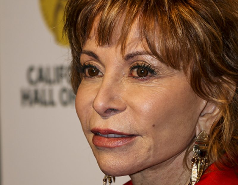 Author Isabel Allende was inducted into the California Hall of Fame on Nov. 30, 2016. Allende is considered one of the most widely-read Spanish-language authors in the world. (Photo by Luis Gael Jimenez)