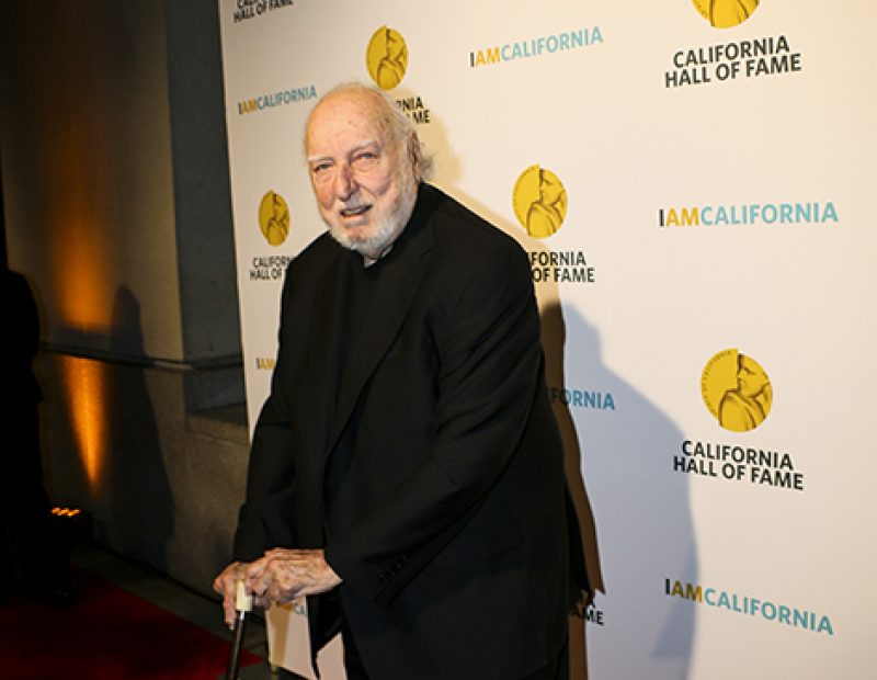 Tower Records founder and Sacramento native Russ Solomon was inducted into the Californa Hall of Fame at the 10th annual awards ceremony on the night of Nov. 30, 2016. (Photo by Luis Gael Jimenez)
