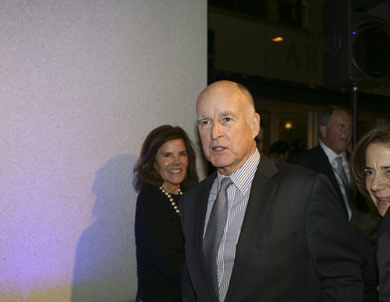 California Governor Jerry Brown was not inducted into the California Hall of Fame, but he was in attendance during the awards ceremony on the night of Nov. 30, 2016. (Photo by Luis Gael Jimenez)