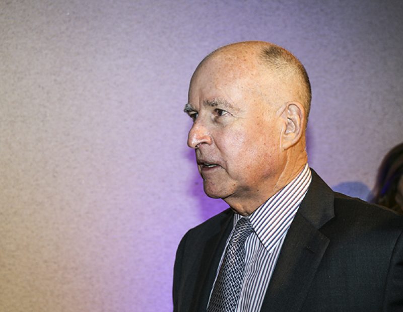 California Governor Jerry Brown was not inducted into the California Hall of Fame, but he was in attendance during the awards ceremony on the night of Nov. 30, 2016. (Photo by Luis Gael Jimenez)