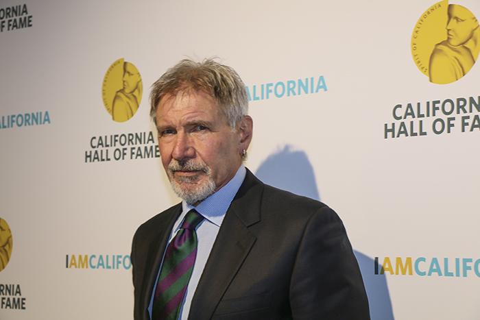 Actor Harrison Ford was inducted into the California Hall of Fame on the night of Nov. 30, 2016. Ford has starred in movies like Indiana Jones, Star Wars, Blade Runner and Working Girl. (Photo by Luis Gael Jimenez)