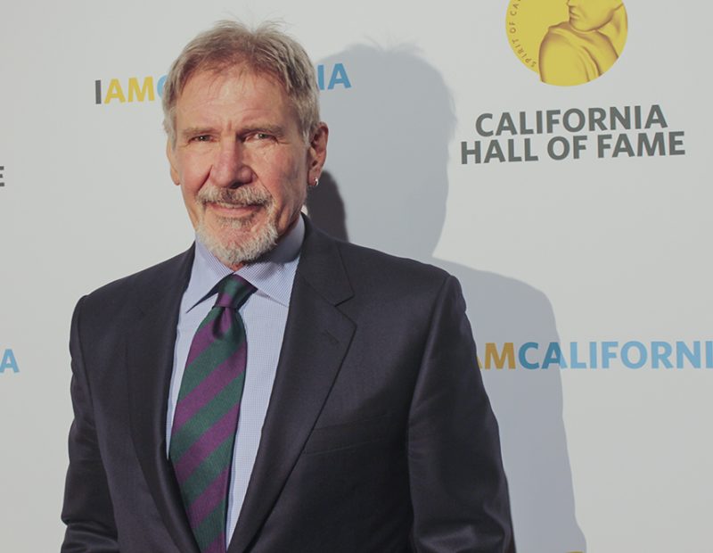 Actor Harrison Ford on the red carpet at the 10th annual California Hall of Fame induction ceremony in Sacramento, Calif. on Nov. 30, 2016. Ford, known for his work in “Star Wars” and the “Indiana Jones” franchise, was inducted into the 10th class of the California Hall of Fame. (Photo by Hannah Darden)