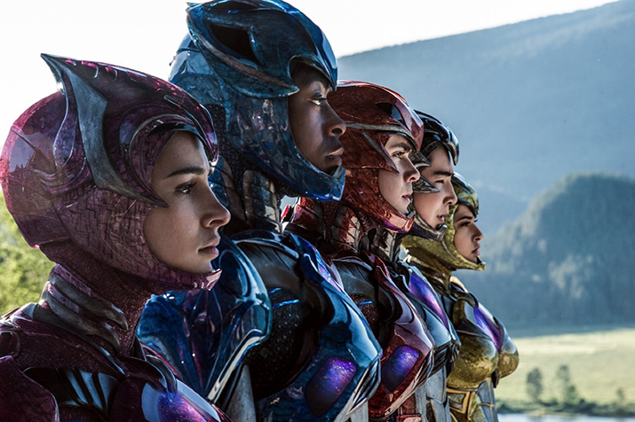 The new Power Rangers movie out in theaters. (Photo courtesy of Lionsgate) 