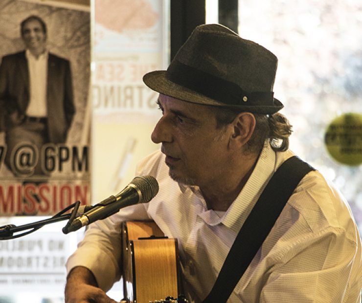 Flamenco guitarist Jose Blanco performs at the Koreana Plaza International Market in Sacramento, California on April 29. Born in Spain, Blanco has been performing music for over 30 years and has had music featured in radio, television and film.