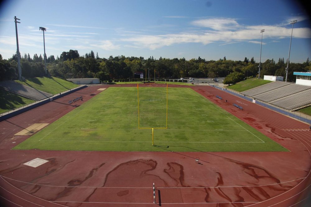 The Beaver Stadium at American River College in Sacramento, California. (photo by Brienna Edwards)