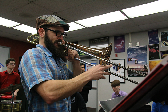 The American River College Latin Jazz ensemble opens on the last day of the Woodcreek Jazz Festival on Feb. 24. (Photo by Michael Pacheco)