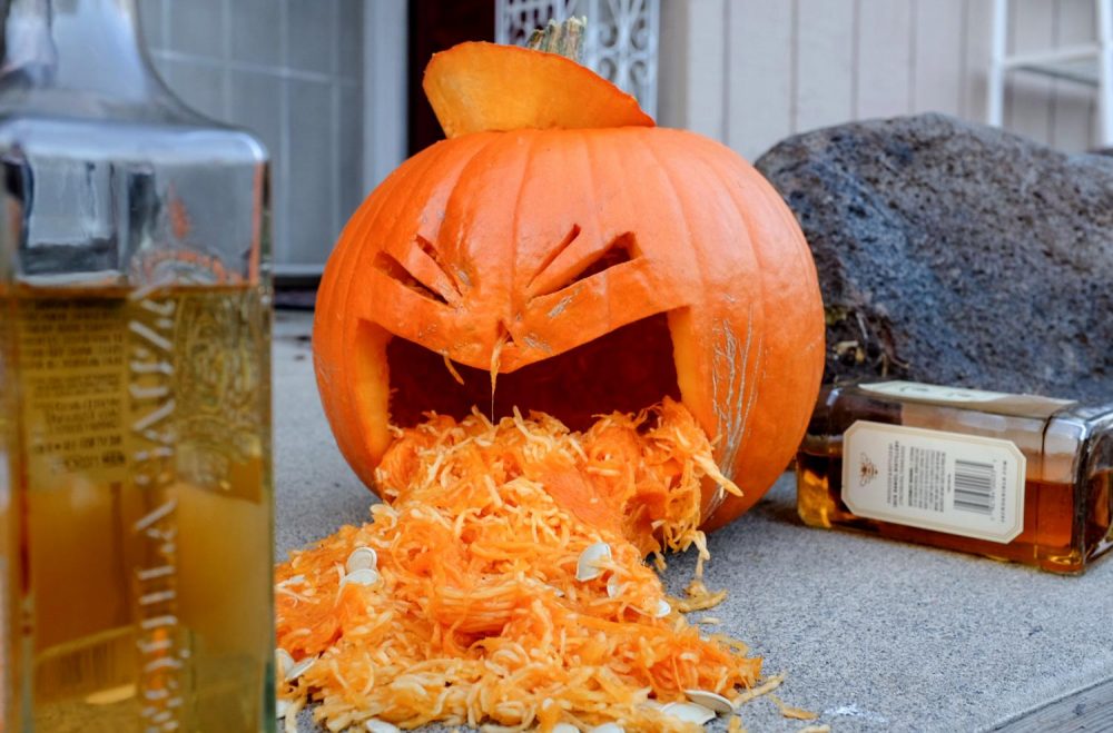 Halloween is considered to be one of the heavier binge-drinking holidays, especially for college students. Students take precaution by planning out their night and knowing their drinking limit. (Photo illustration by Patrick Hyun Wilson)