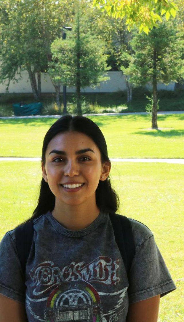 “Yes, I don’t agree with what the president is doing right now and I think it is time to make a change before things get worse for everybody.” -Tania Cornejo | Sociology major
