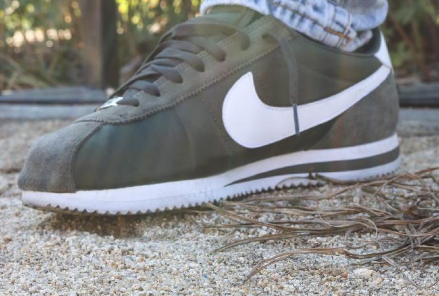 “My favorite pair, it would be these Cortezes, because you don’t really see a lot of people wearing them, out here in Sac.” – Amos Taylor | Automotive Technology | Nike Cortez “Palm (Photo by Felix Oliveros)
