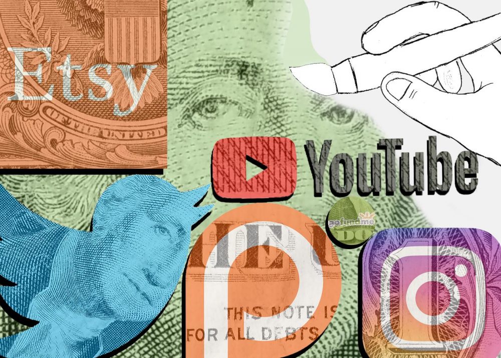 Taking the Monetizing Social Media for the Artist class, offered in the spring 2019 semester by Matthew Stoehr at American River College, students will be able to learn to use media sites like Twitter and Instagram in a way that they will be able to learn how to create a career for themselves as an artist. (Graphic Design by Patrick Hyun Wilson)