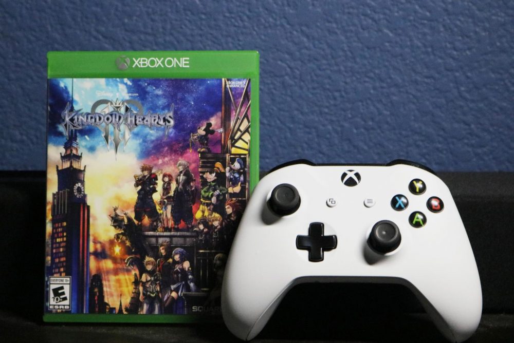 “Kingdom Hearts III” is the first game of the series released for the Xbox One console. (Photo illustration by Thomas Cathey)