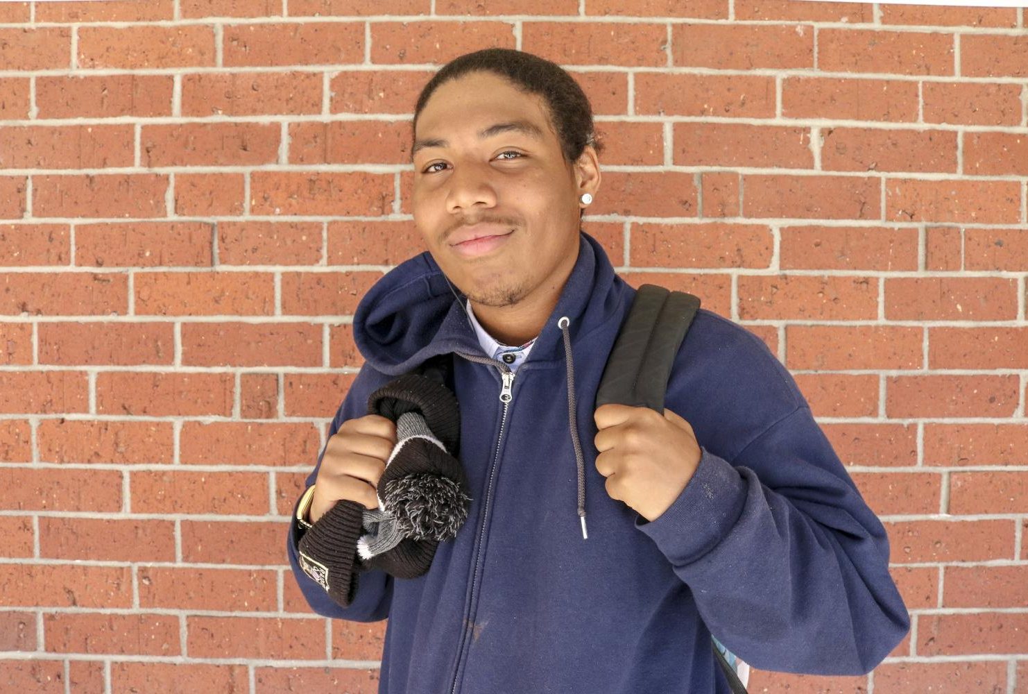 “I’m a martial artist and wearing more athletic clothes makes me feel more comfortable.” – David Stewart | Culinary Major