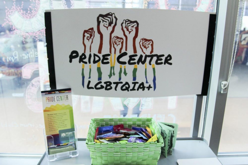 The LGBTQ+ Pride Center provides information about resources to students, staff, and faculty. (Photo by Katia Esguerra)