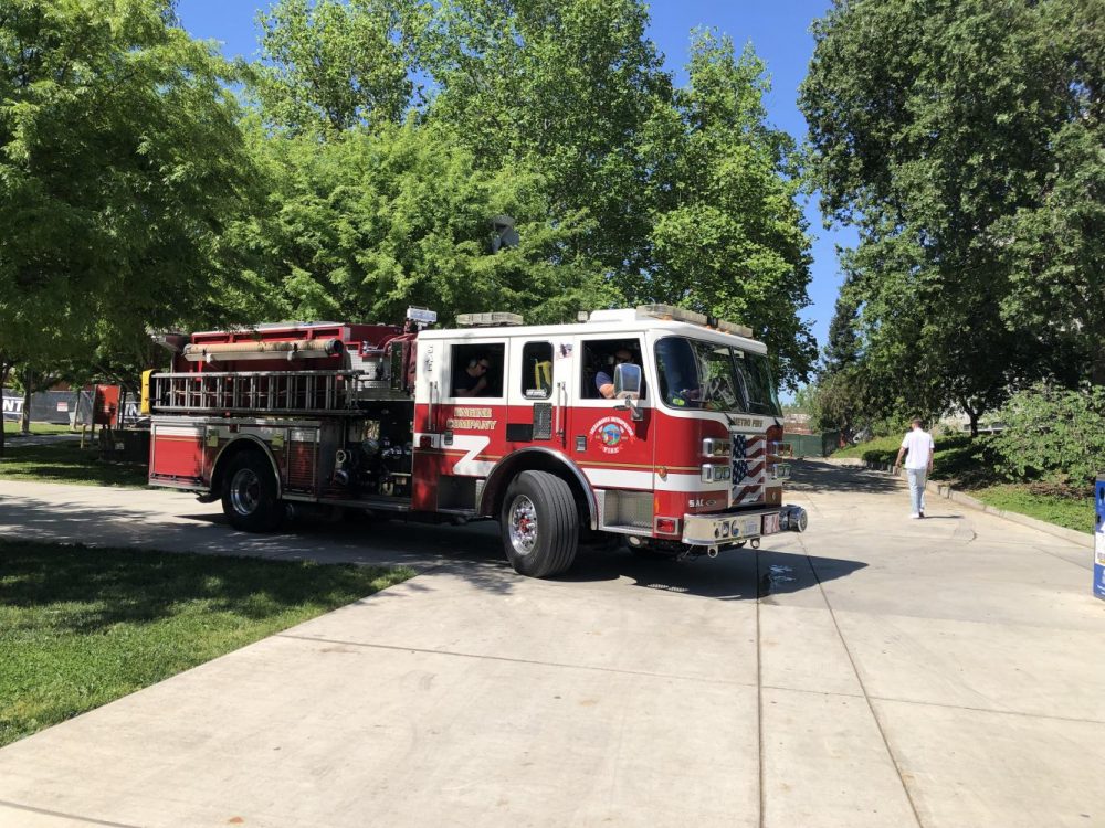 Sacramento Metropolitan Fire was on the American River College campus in response to a call about a possible medical issue on April 25, 2019. (Photo by Makenna Roy)