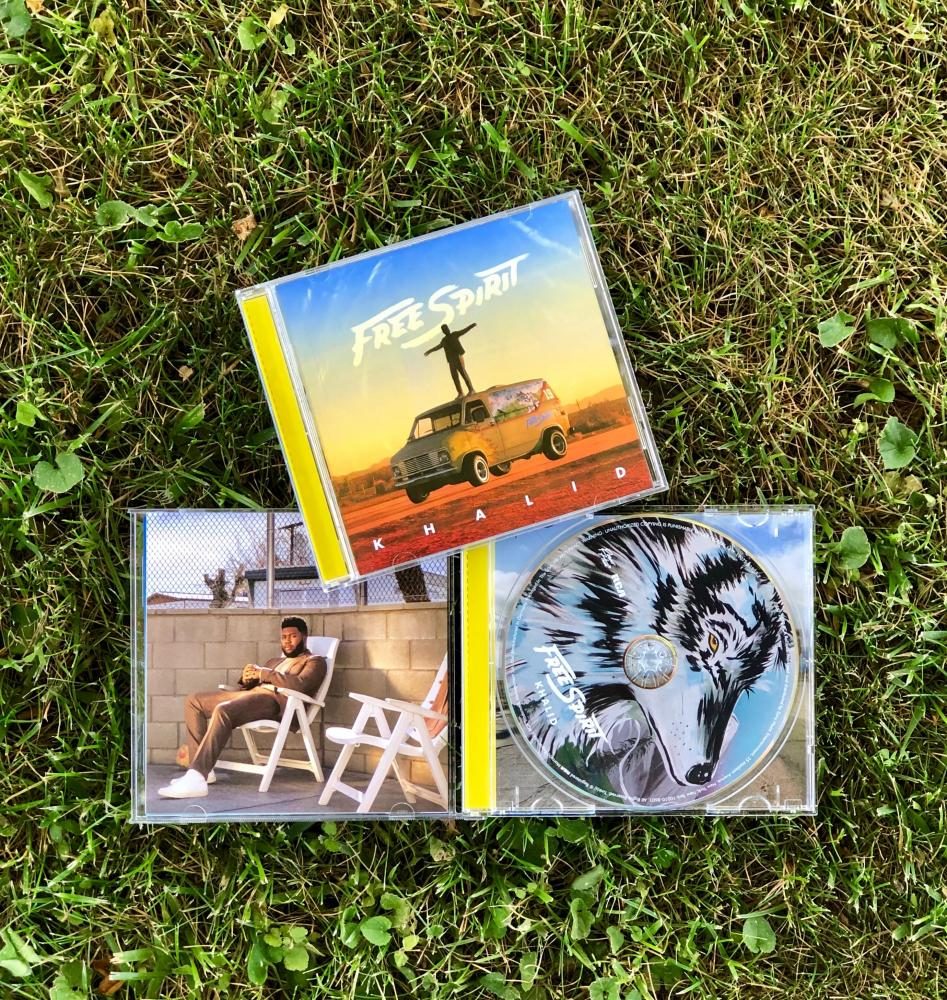 The+artwork+for+the+physical+copies+of+Khalid%E2%80%99s+album+releases.+%28Photo+by+Makenna+Roy%29