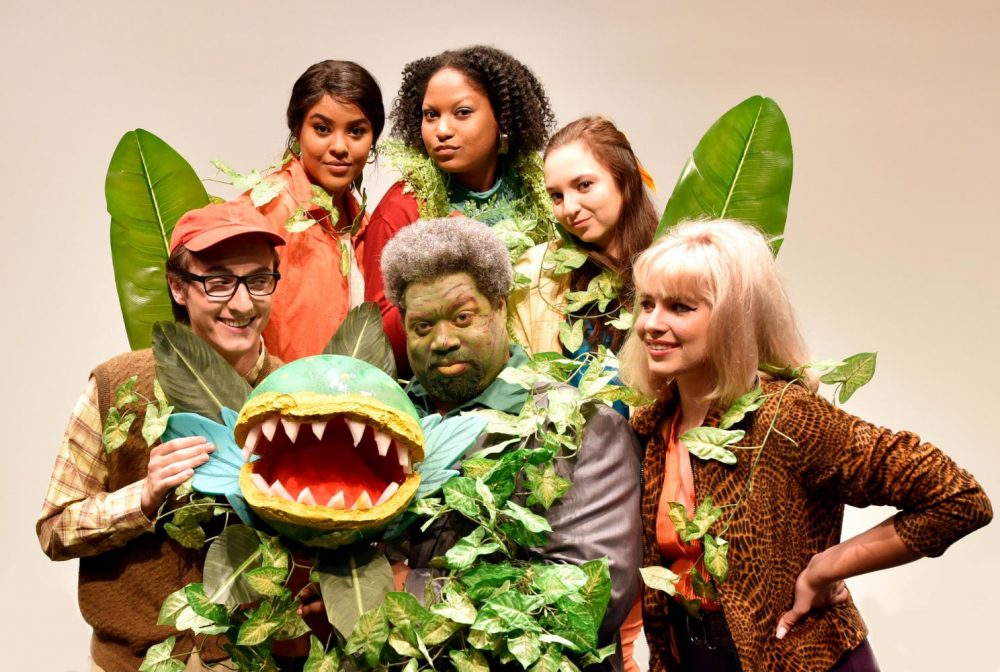 ARCs Little Shop of Horrors features four different sized plants that gradually get larger as the show progresses. (Photo courtesy of Brian Williams)