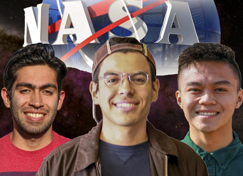 Students+like+Omar+Costilla%2C+Jesbaam+Sanchez+and+Jedi+Alindogan+are+students+who%E2%80%99ve+been+through+the+NASA+Community+College+Aerospace+Scholars+program.++%28Photo+Illustration+by+Bram+Martinez%29