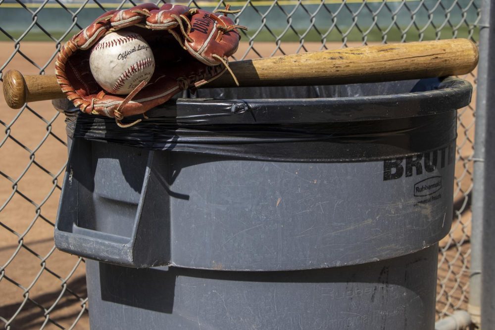 Major League Baseball team, the Houston Astros were caught cheating in the 2017 season by using cameras and trash cans to signal their batters what type of pitch was coming. (Photo Illustration by Brandon Zamora)