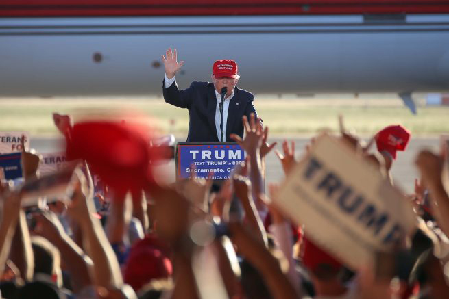 President Donald Trump speaks at a rally in Sacramento, California on June 1, 2016. When President Donald Trump recently called the coronavirus the “Chinese Virus,” it created a stigma towards anyone who is depicted to be of Chinese descent or any type of Asian heritage. 
(file photo)